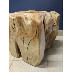 Stolik podręczny kawowy z kawałka korzenia drewno TEAK 40cm